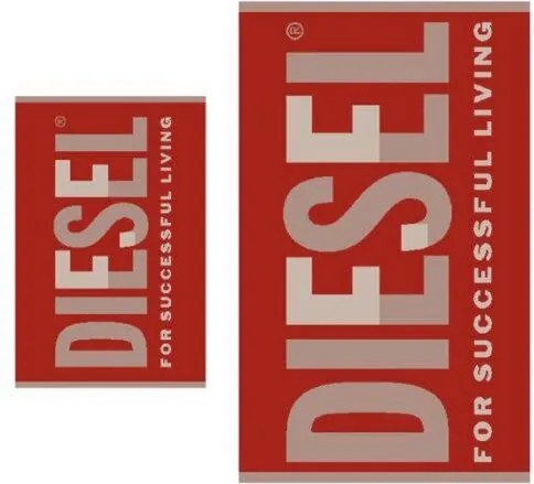XXXLutz SADA FROTÉ UTERÁKOV, červená Diesel - Kúpeľňový textil - 004113001701