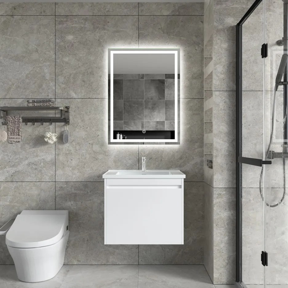 Erga Harper, LED zrkadlo 60x80cm, 2185 lm, 6500K, predné/zadné osvetlenie, ERG-V01-113-6080-00