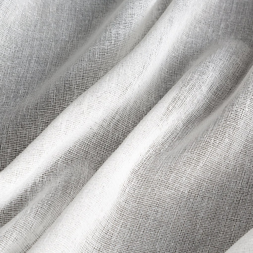 ZÁVES NA KRÚŽKOCH VESTA 140X250 CM BIELA