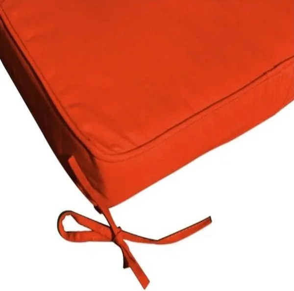 Polstr / podsedák na záhradné lehátko Tami - oranžový