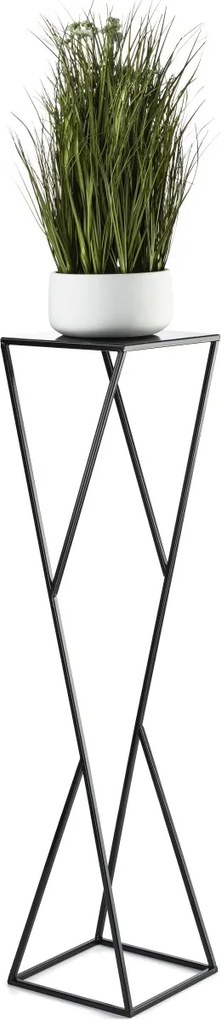 STOJAN NA KVETINÁČ LOFT3 100X24X24 CM ČIERNA