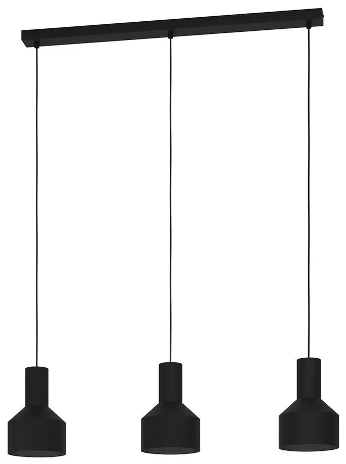 Eglo 99552 - Luster na lanku CASIBARE 3xE27/40W/230V