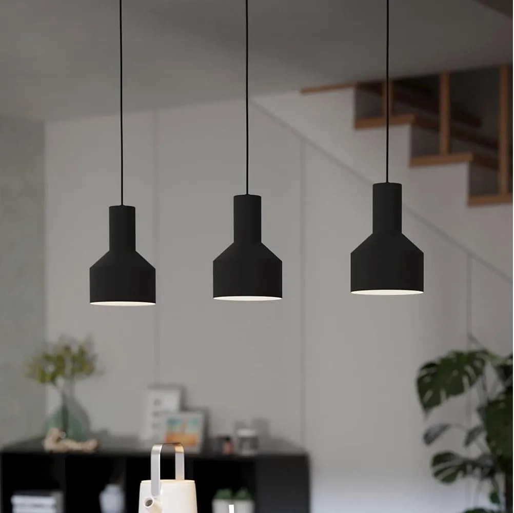 Eglo 99552 - Luster na lanku CASIBARE 3xE27/40W/230V