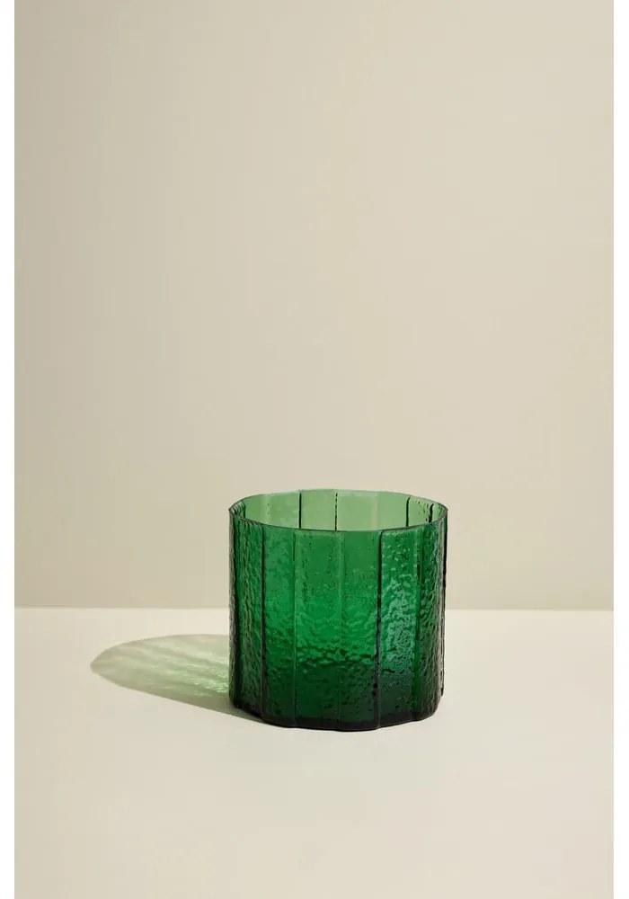 Sklenená ručne vyrobená váza Emerald - Hübsch