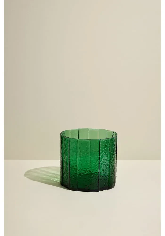 Sklenená ručne vyrobená váza Emerald - Hübsch