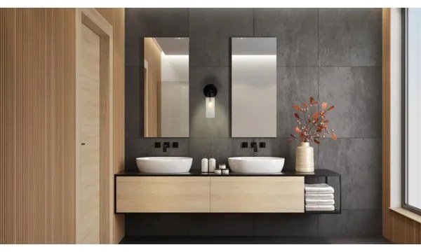 Searchlight 29981BK - Nástenné svietidlo IMPERIAL 1xG9/7W/230V čierne