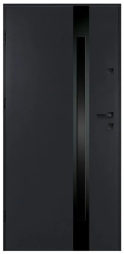 Dvere vchodové Tethys 90L antracit