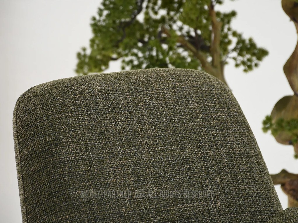 Kreslo Elba (zelená + orech). Akcia -20%. Vlastná spoľahlivá doprava až k Vám domov. 1110002