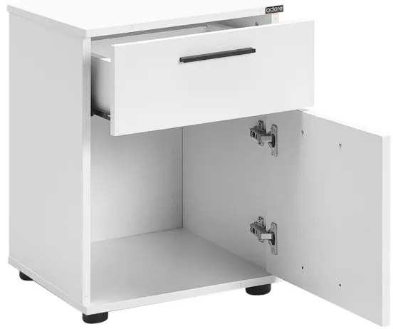 Nočný stolík 57x40 cm biela