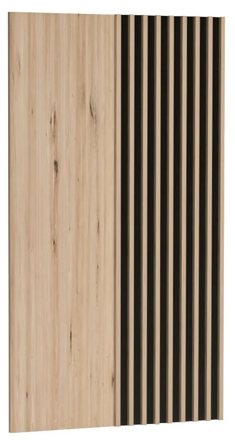 Nástenný panel Matilda SG10+11 (dub artisan + dub artisan + čierna). Akcia -7%. Vlastná spoľahlivá doprava až k Vám domov. 1059977