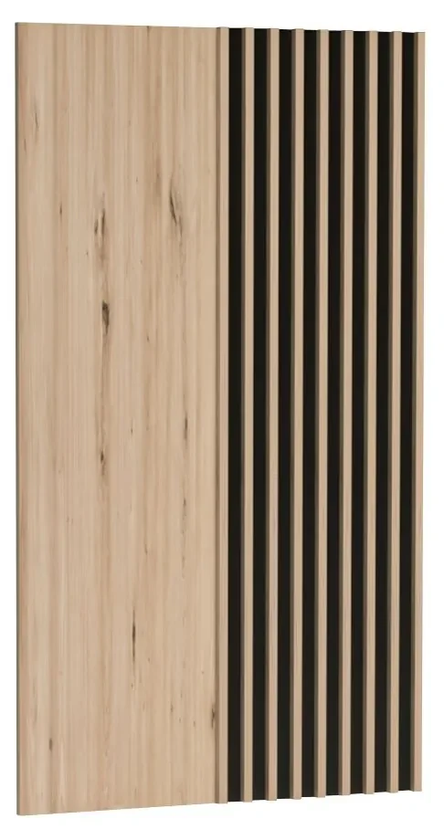 Nástenný panel Matilda SG10+11 (dub artisan + dub artisan + čierna). Vlastná spoľahlivá doprava až k Vám domov. 1059977