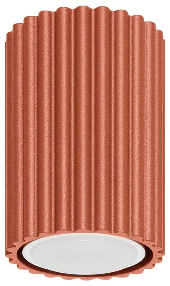 Bodové svietidlo v tehlovej farbe Gleam – Sollux