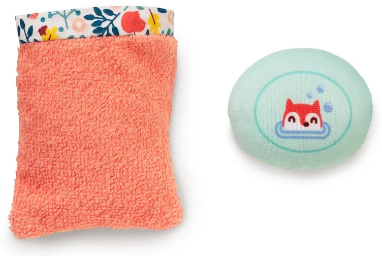 Lilliputiens - kúpací komplet s kvetinovou potlačou