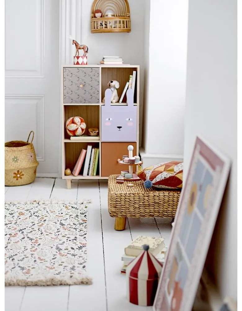 Detská knižnica z masívu paulownie v prírodnej farbe 55x89,5 cm Calle – Bloomingville Mini