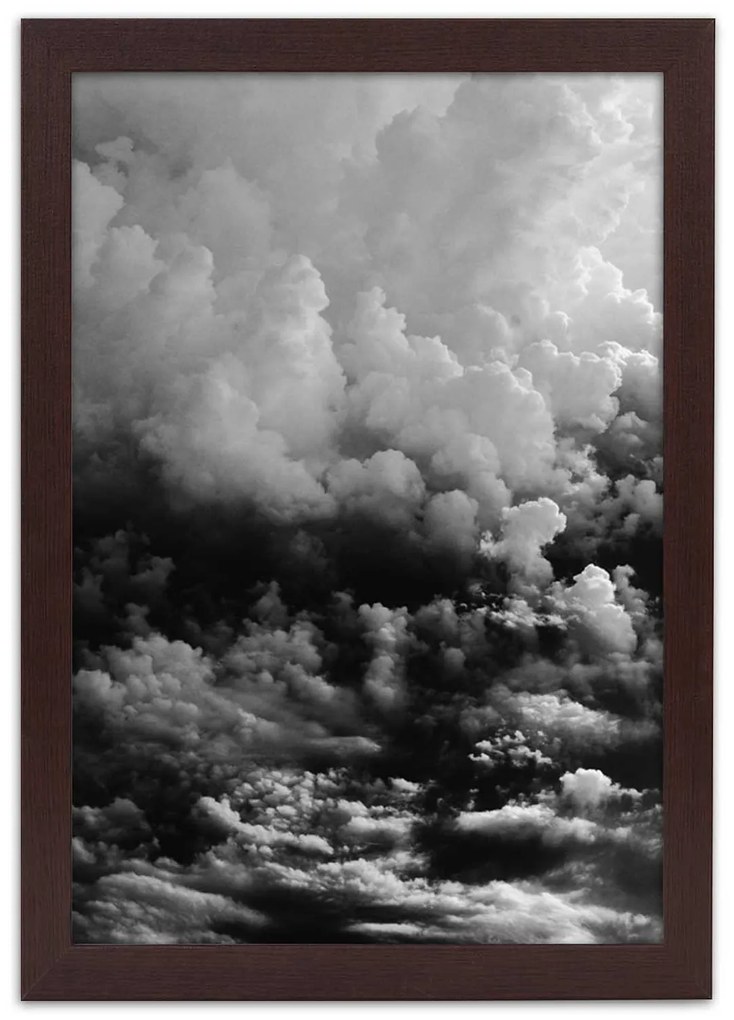 Gario Plagát Čierne mraky Farba rámu: Bez rámu, Rozmery: 60 x 90 cm
