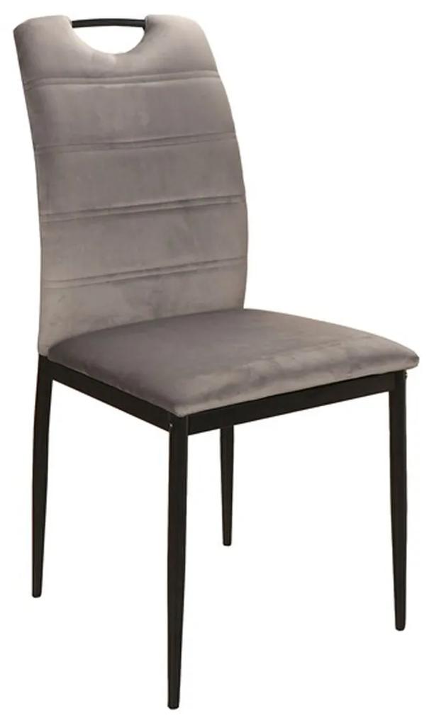 Jedálenská stolička RUBIA - sivá