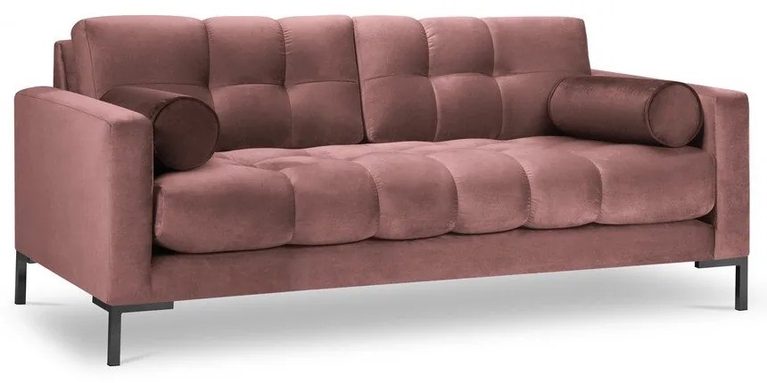 Ružová zamatová pohovka Cosmopolitan Design Bali