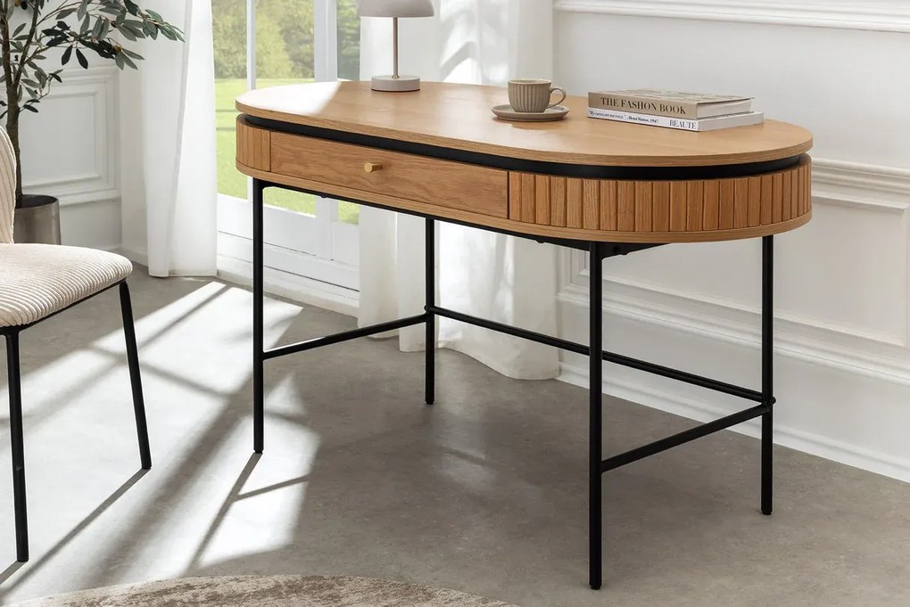 Konzolový - písací stolík Atelier 120 cm prírodný dub