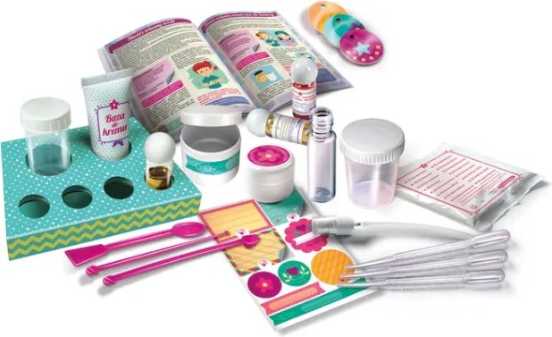 Vedecká zábava Kozmetické laboratórium Kúpeľ Soľný krém Kozmetika Poľský jazyk Clementoni 50891