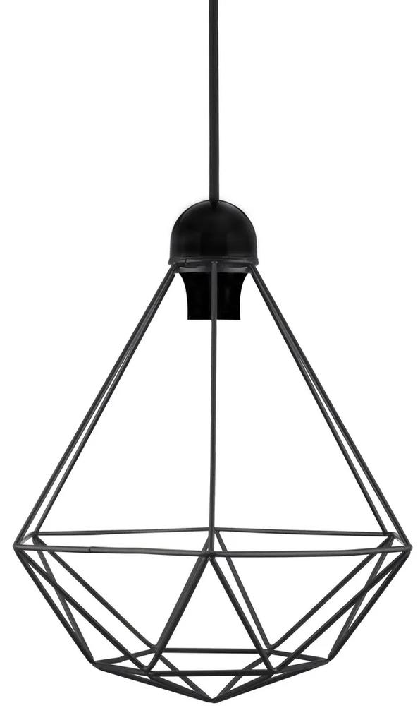 NORDLUX Priemyselné kovové závesné svietidlo TEES, 1xE27, 60W, čierne
