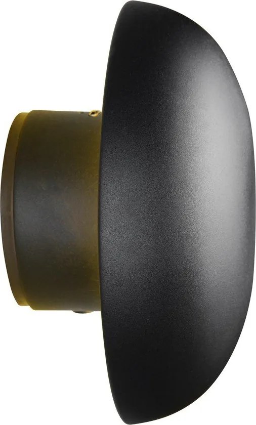 Matne čierne LED nástenné svietidlo na USB Davey – Reality