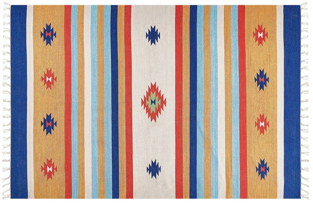 Bavlnený kelímový koberec 200 x 300 cm viacfarebný TARONIK Beliani