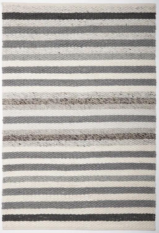 Diamond Carpets koberce Ručne viazaný kusový koberec MCK Strop DE 2263 Pastel Brown Mix - 140x200 cm
