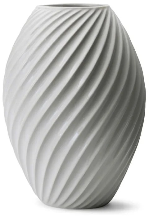 Biela porcelánová váza Morsø River, výška 26 cm