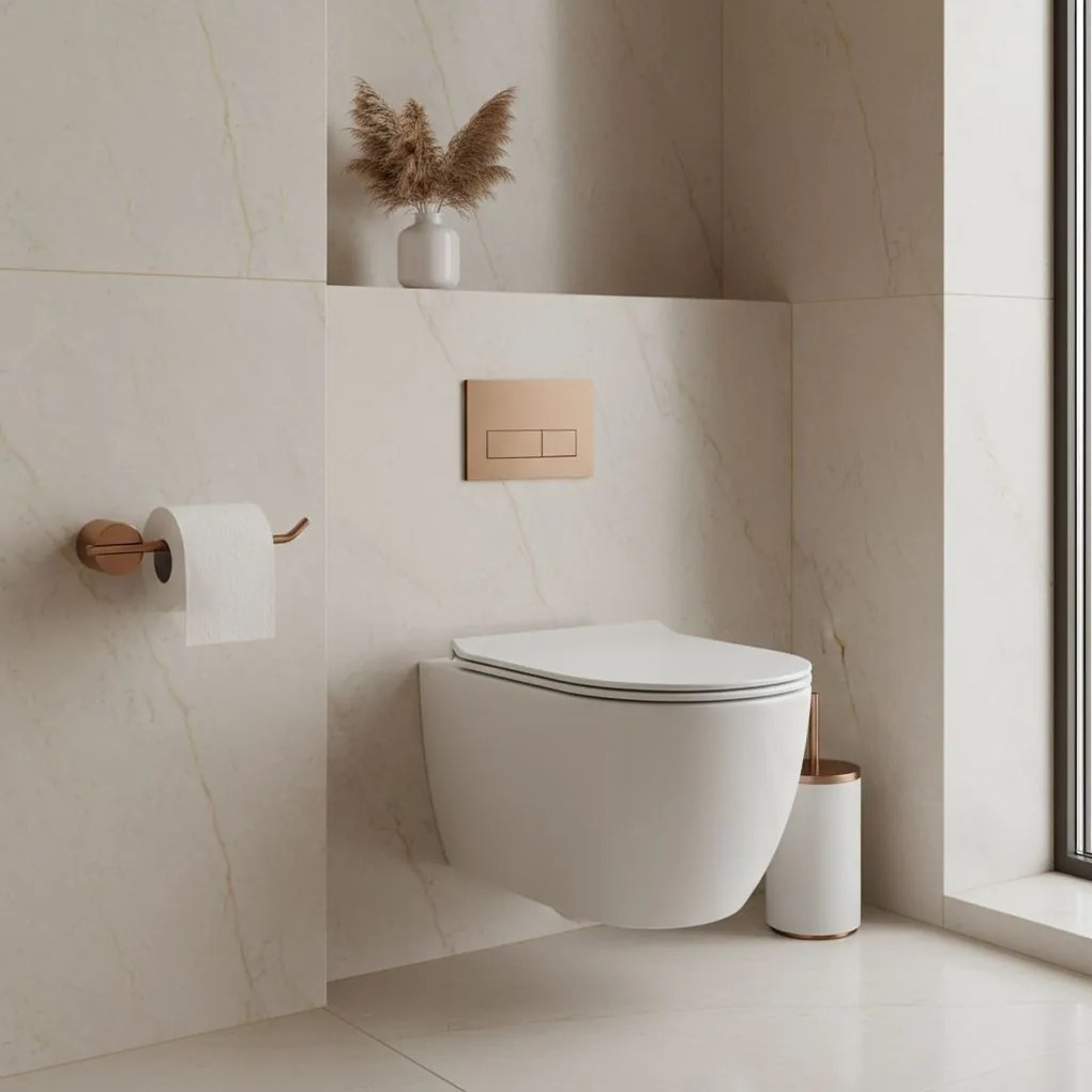 Rea Tomi, držiak na toaletný papier, medená matná, REA-88055