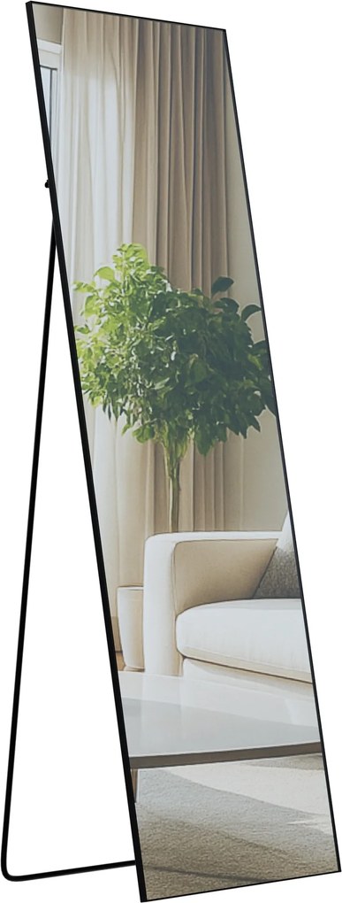 Zrkadlo Benicia 160x50 cm - čierne matné