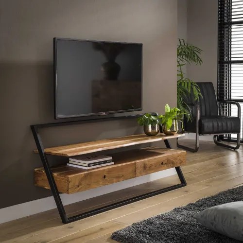 TV-skrinka 23-66 Lean 140cm Drevo Acacia - Komfort-nábytok