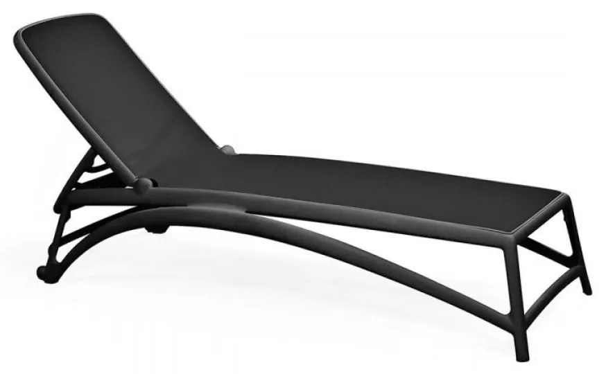 ATLANTICO záhradné lehátko antracite/antracite