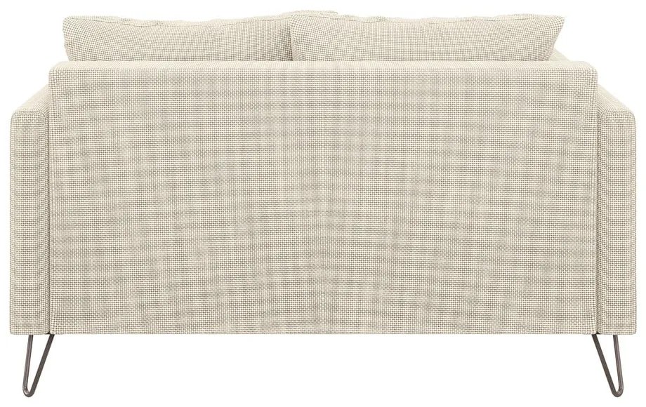 Krémová ženilková pohovka 140 cm Freya – Ropez