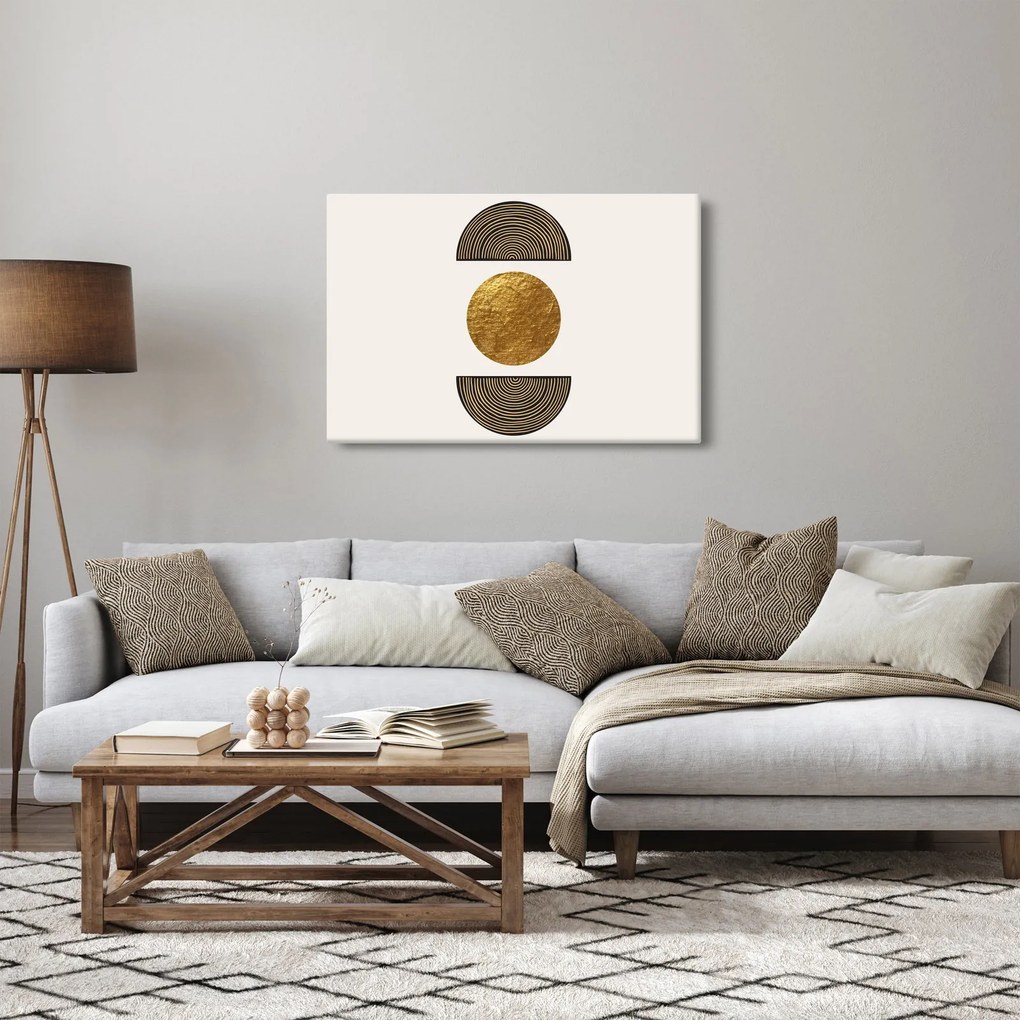 Obraz - Zlatý ornament N⁰1 (90x60 cm)
