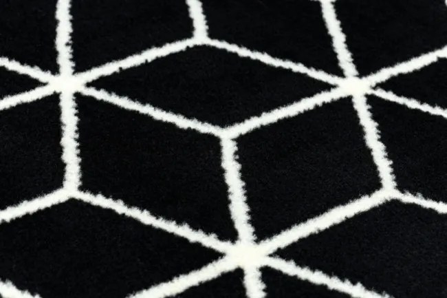 Behúň BCF BASE Cube 3956 čierny / slonia kosť