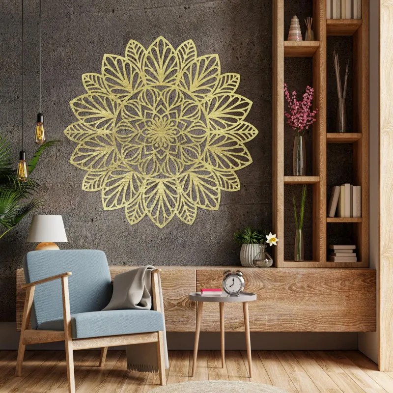 Drevená mandala na stenu, drevený dekorácia I SENTOP PR0255