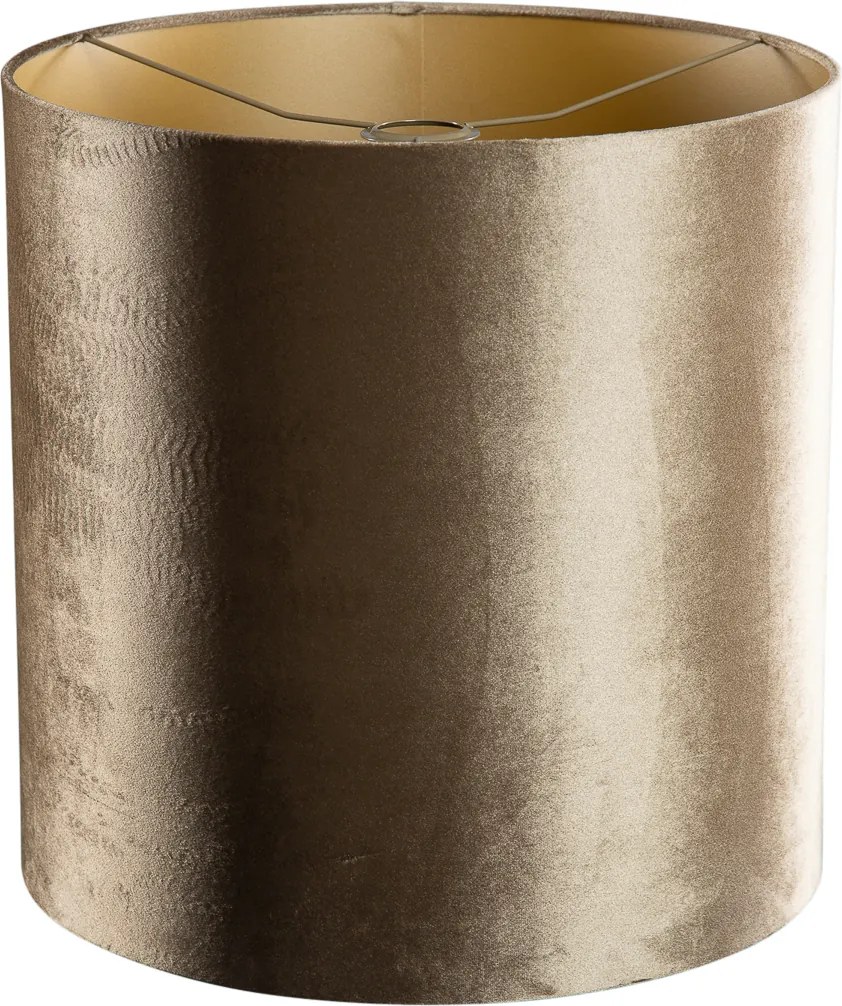 Zamatový tienidlo bronzové so zlatým vnútorným 40/40/40