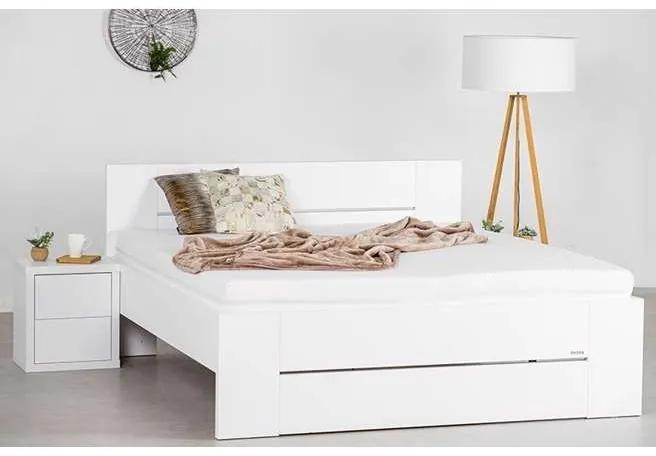 Ahorn LORANO - moderná lamino posteľ s deleným čelom 120 x 210 cm, lamino