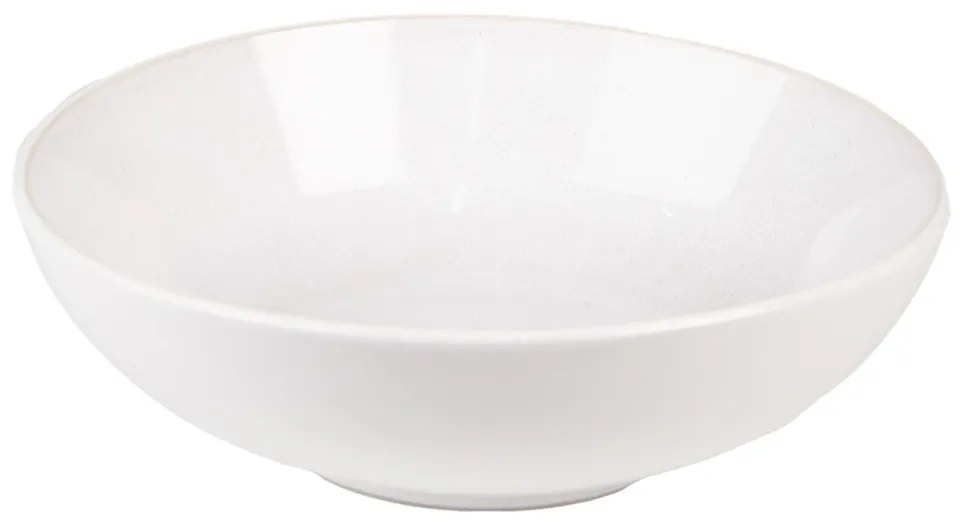 Bielo-béžová miska na polievku Beillo - Ø 18*5 cm / 500ml