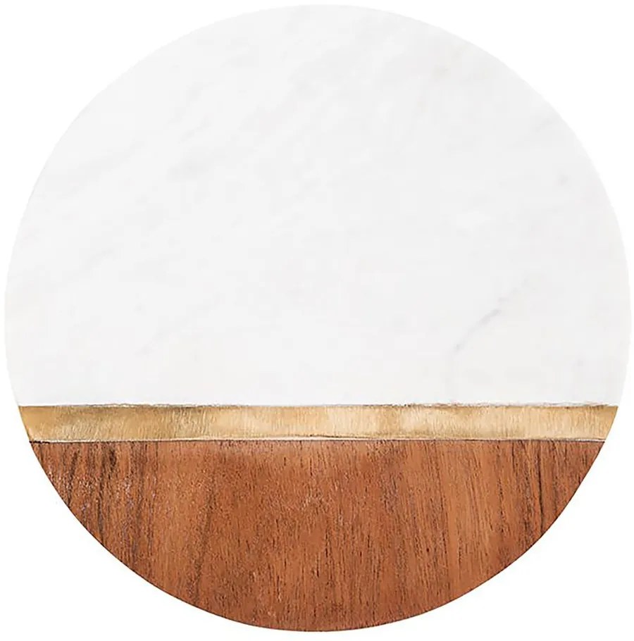 MARBLE KITCHEN Tácka mramorová okrúhla 30 cm