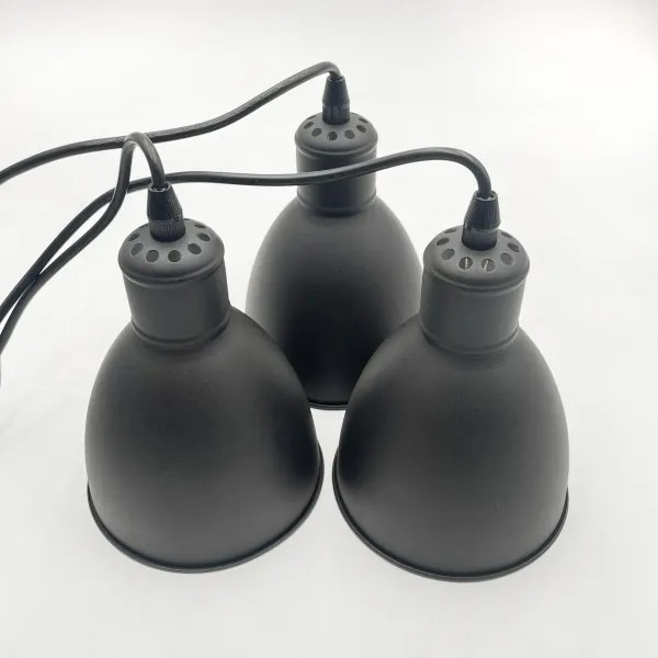 Brilagi - LED luster na lanku RIDDY 3xE27/60W/230V čierna