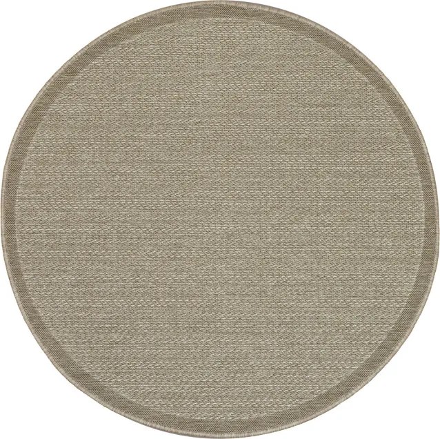 Obojstranný koberec BRUSSELS 205803/10610 béžový / krémový kruh