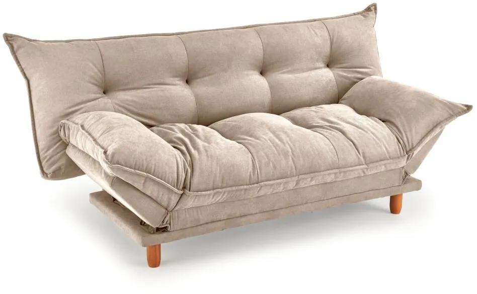 PILLOW folding sofa color: beige
