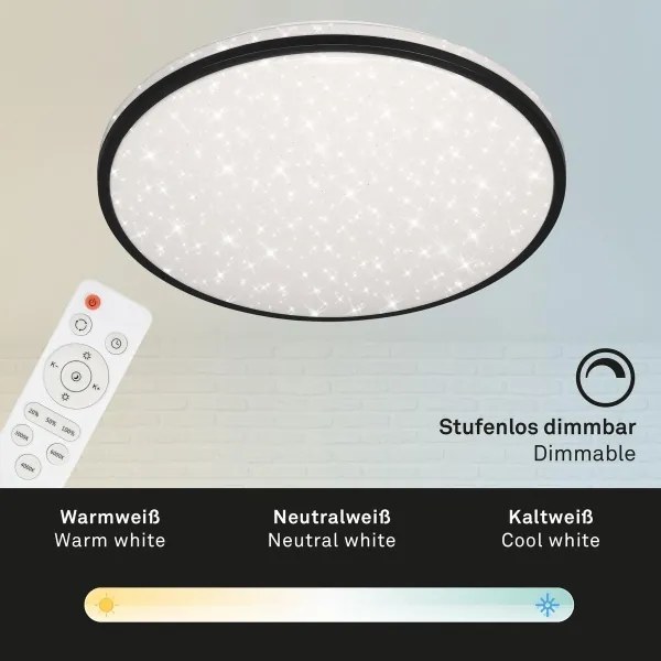 Brilo - LED Stmievateľné stropné svietidlo STARRY SKY LED/48W/230V 3000-6000K + DO