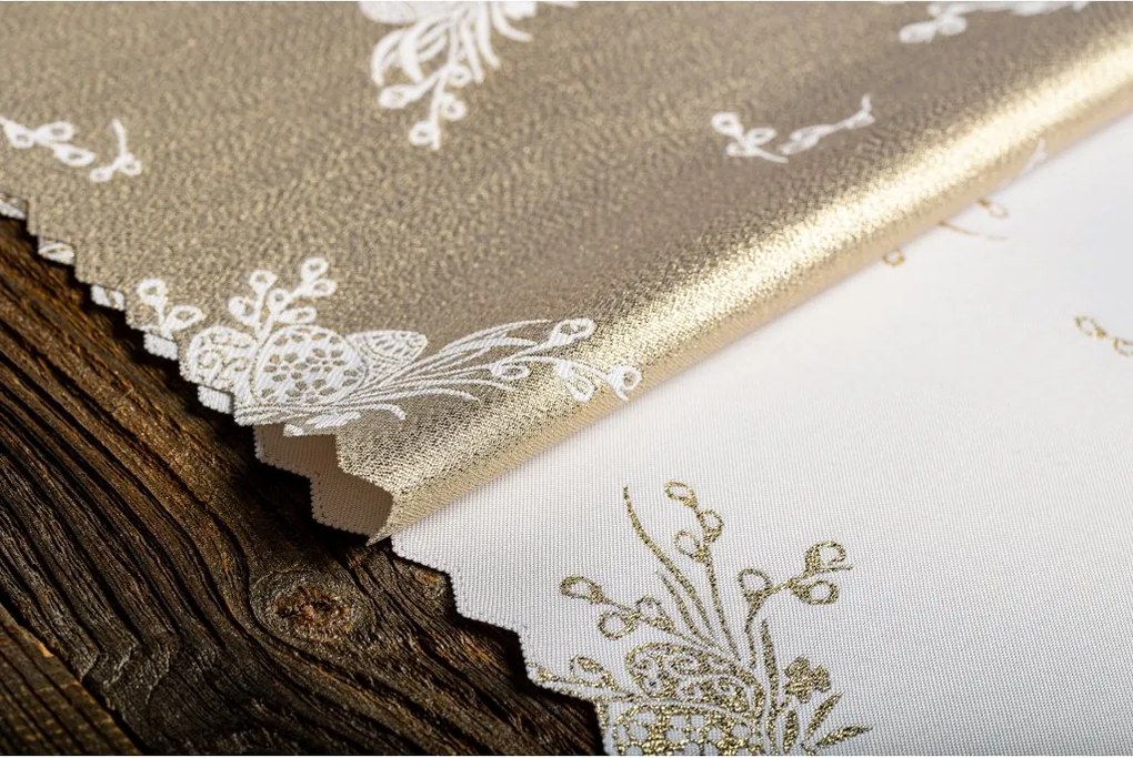 Dekorstudio Luxusný Veľkonočný behúň na stôl - zlatý WZ3