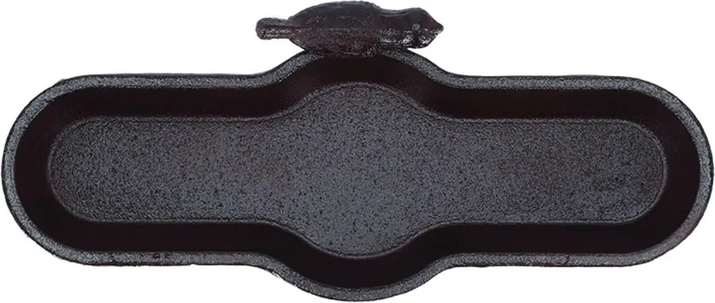 Napájadlo pre vtáky Bird, 7x29,5 cm, liatina, hnedá