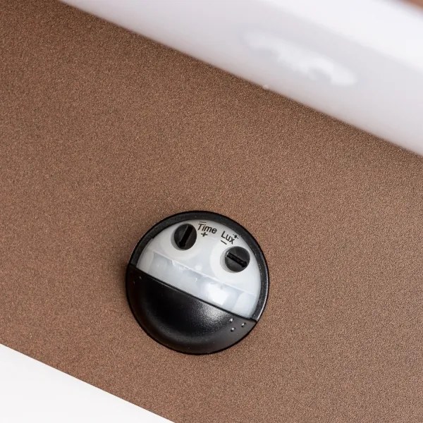 Redo 90588 -LED Vonkajšie svietidlo so senzorom FLIP LED/20W/230V 3000K IP54 hnedá