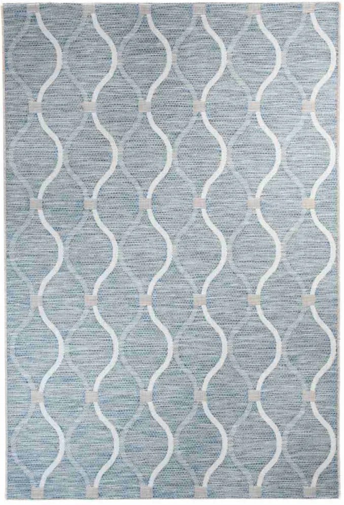 Vonkajší kusový koberec Hilery modrý, Velikosti 80x150cm