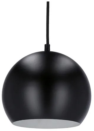 Luster na lanku FLEN 1xE27/40W/230V pr. 20 cm čierna