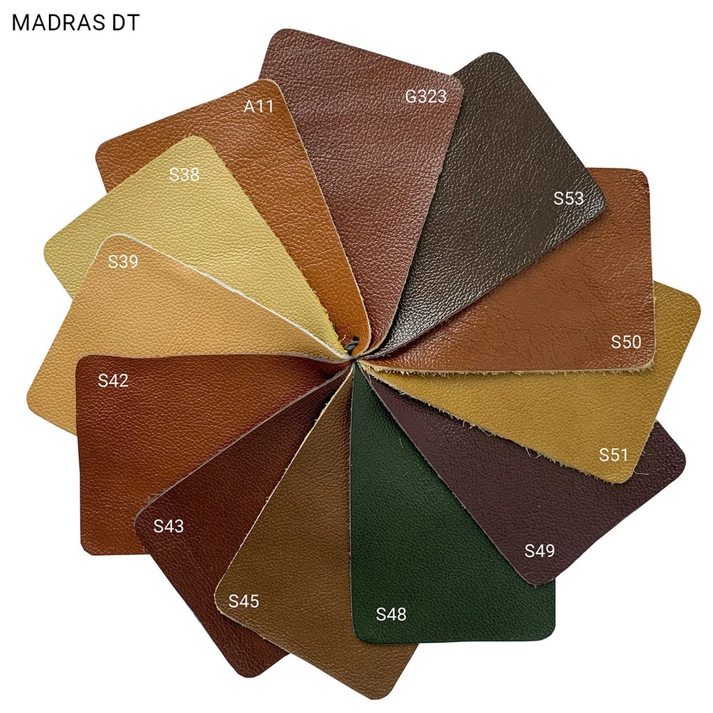 Kožená sedacia súprava Kevin - drevo D3 / tmavohnedá (S43)